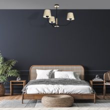 Pendant lamp ETNA Black 3xE27
