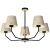 Pendant lamp ETNA Black 5xE27