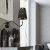 Wall lamp HERMES Black/Gold 1xE27
