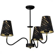 Pendant lamp HERMES Black/Gold 3xE27