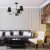 Pendant lamp HERMES Black/Gold 3xE27