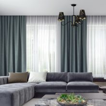 Pendant lamp HERMES Black/Gold 3xE27