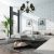 Pendant lamp HERMES Black/Gold 5xE27