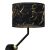 Wall lamp SENSO Black/Gold 1xE27 + 1x mini GU10
