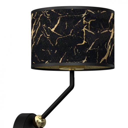 Wall lamp SENSO Black/Gold 1xE27 + 1x mini GU10