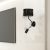 Wall lamp SENSO Black/Gold 1xE27 + 1x mini GU10