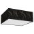 Ceiling  lamp SENSO Black/Gold kwadrat 3xE27