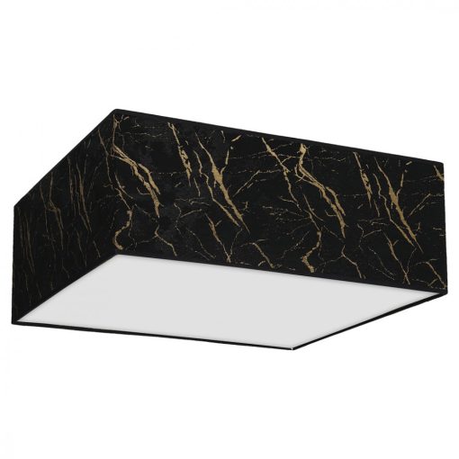 Ceiling  lamp SENSO Black/Gold kwadrat 3xE27