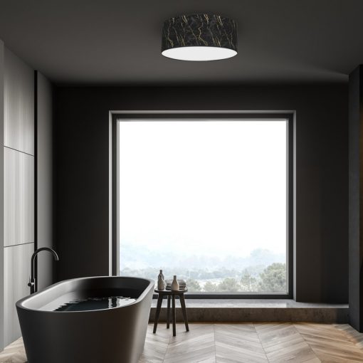 Ceiling  lamp SENSO Black/Gold 2xE27 Ø40cm