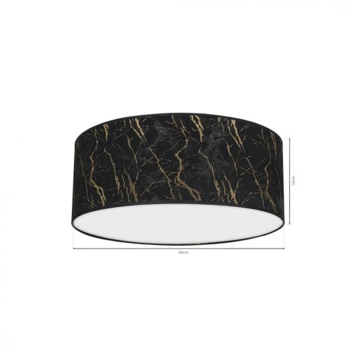 Ceiling  lamp SENSO Black/Gold 2xE27 Ø40cm