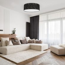 Ceiling  lamp SENSO Black/Gold 3xE27 Ø50cm