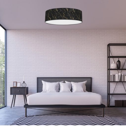 Ceiling  lamp SENSO Black/Gold 3xE27 Ø60cm