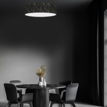 Ceiling  lamp SENSO Black/Gold 3xE27 Ø60cm