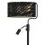 Floor lamp SENSO Black/Gold 1xE27 + 1x mini GU10