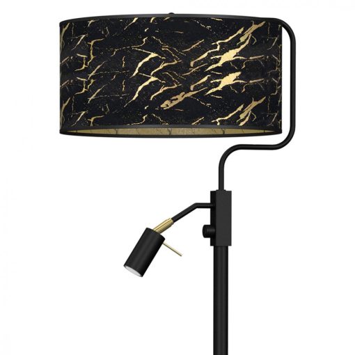 Floor lamp SENSO Black/Gold 1xE27 + 1x mini GU10