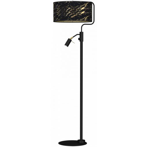 Floor lamp SENSO Black/Gold 1xE27 + 1x mini GU10