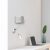 Wall lamp SENSO White/Gold 1xE27 + 1x mini GU10