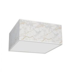 Ceiling  lamp SENSO White/Gold kwadrat 3xE27