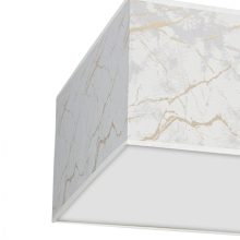Ceiling  lamp SENSO White/Gold kwadrat 3xE27