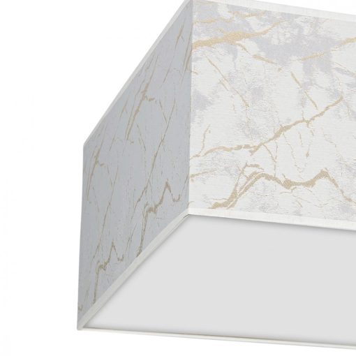Ceiling  lamp SENSO White/Gold kwadrat 3xE27