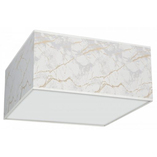 Ceiling  lamp SENSO White/Gold kwadrat 3xE27