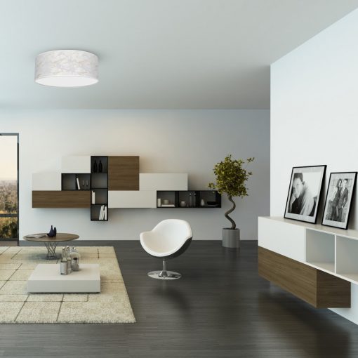 Ceiling  lamp SENSO White/Gold 3xE27 Ø50cm