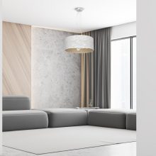 Pendant lamp SENSO White/Gold 3xE27