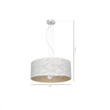 Pendant lamp SENSO White/Gold 3xE27