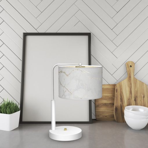 Bedside lamp SENSO White/Gold 1xE27