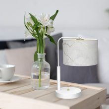 Bedside lamp SENSO White/Gold 1xE27