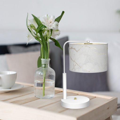Bedside lamp SENSO White/Gold 1xE27