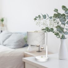 Bedside lamp SENSO White/Gold 1xE27