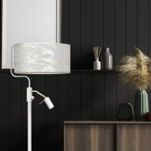 Floor lamp SENSO White/Gold 1xE27 + 1x mini GU10