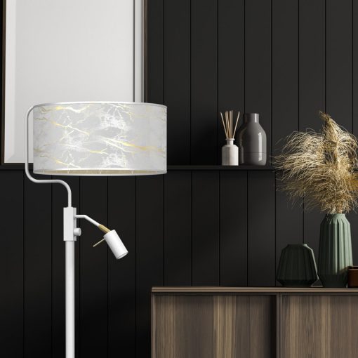 Floor lamp SENSO White/Gold 1xE27 + 1x mini GU10