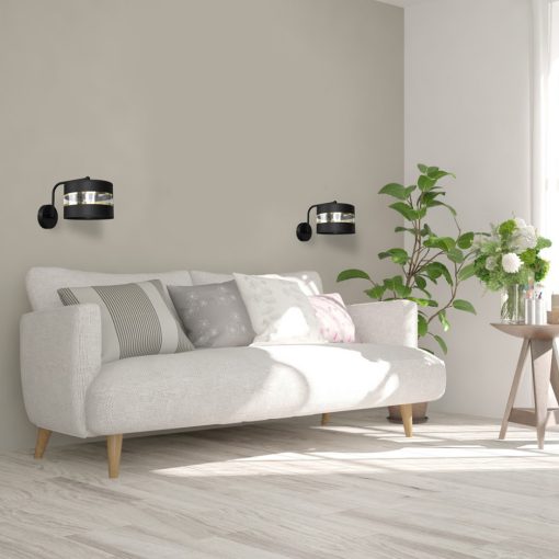 Wall lamp ULTIMO BLACK 1xE27