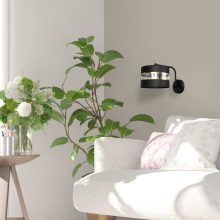 Wall lamp ULTIMO BLACK 1xE27