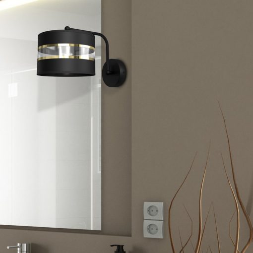 Wall lamp ULTIMO BLACK 1xE27