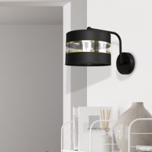 Wall lamp ULTIMO BLACK 1xE27