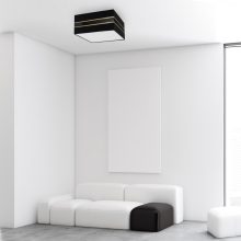Ceiling  lamp Kwadrat ULTIMO BLACK 2xE27