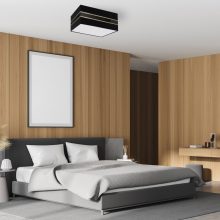 Ceiling  lamp Kwadrat ULTIMO BLACK 2xE27