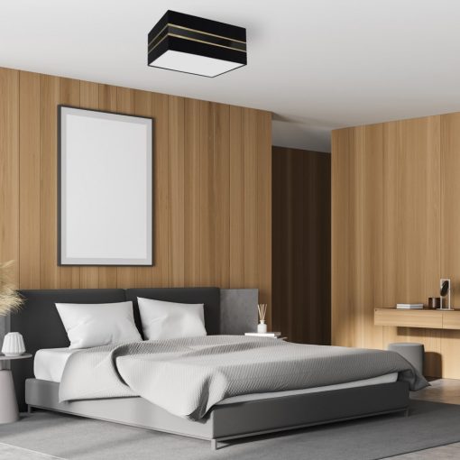 Ceiling  lamp Kwadrat ULTIMO BLACK 2xE27