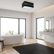 Ceiling  lamp Kwadrat ULTIMO BLACK 2xE27