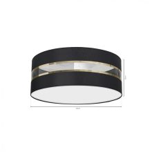 Ceiling  lamp ULTIMO BLACK 3xE27 Ø50cm