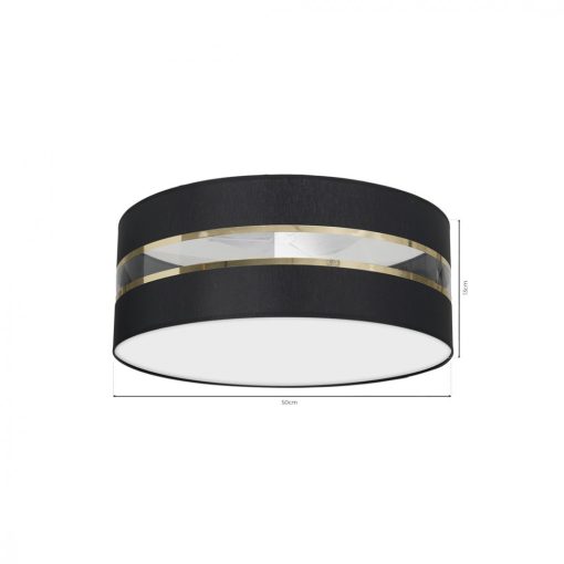 Ceiling  lamp ULTIMO BLACK 3xE27 Ø50cm