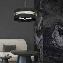 Pendant lamp ULTIMO BLACK 3xE27
