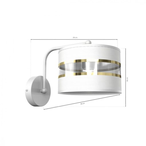 Wall lamp ULTIMO WHITE 1xE27