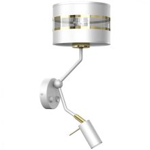 Wall lamp ULTIMO WHITE 1xE27 1x mini GU10