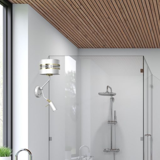 Wall lamp ULTIMO WHITE 1xE27 1x mini GU10