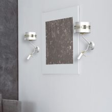 Wall lamp ULTIMO WHITE 1xE27 1x mini GU10