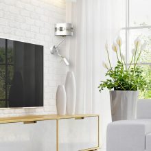 Wall lamp ULTIMO WHITE 1xE27 1x mini GU10